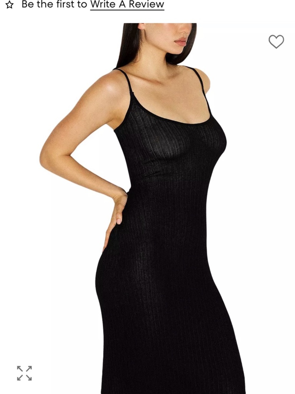 Skims sheer knit mini dress